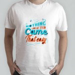 Motto Baskılı T-Shirt